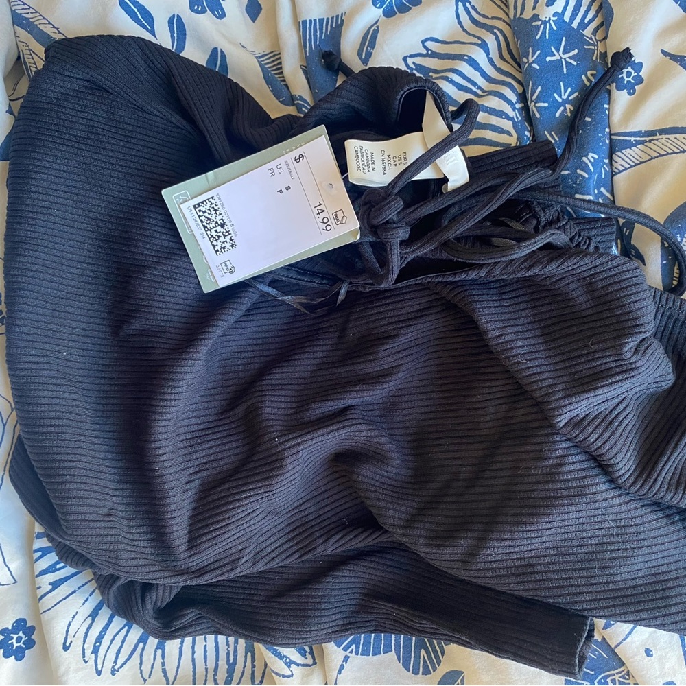 NWT HM Midi Halter Open Back Dress